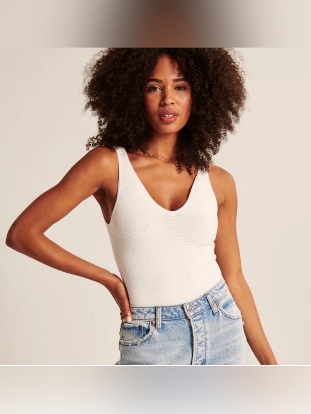 ABERCROMBIE & FITCH
Ribbed Bodysuit